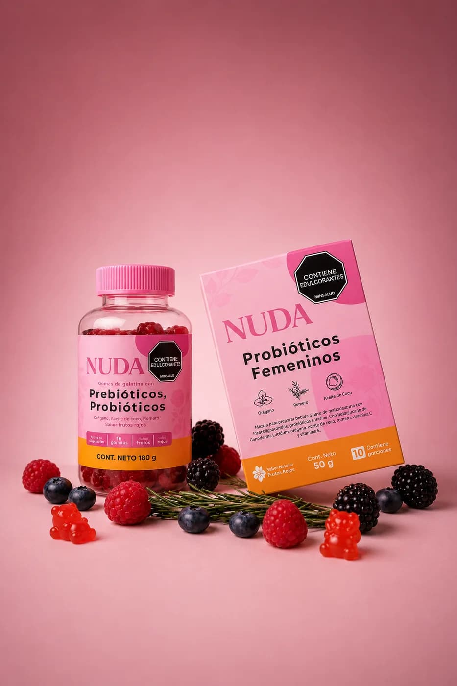 NUDA Protocolo intensivo — Fase 1 + Fase 2