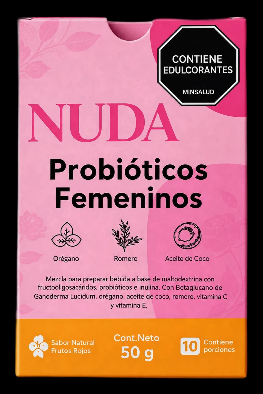 NUDA Fase 1 · Intensiva · caja de polvo 50 g